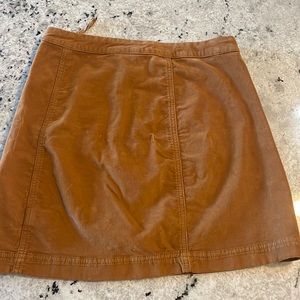 Free People corduroy skirt